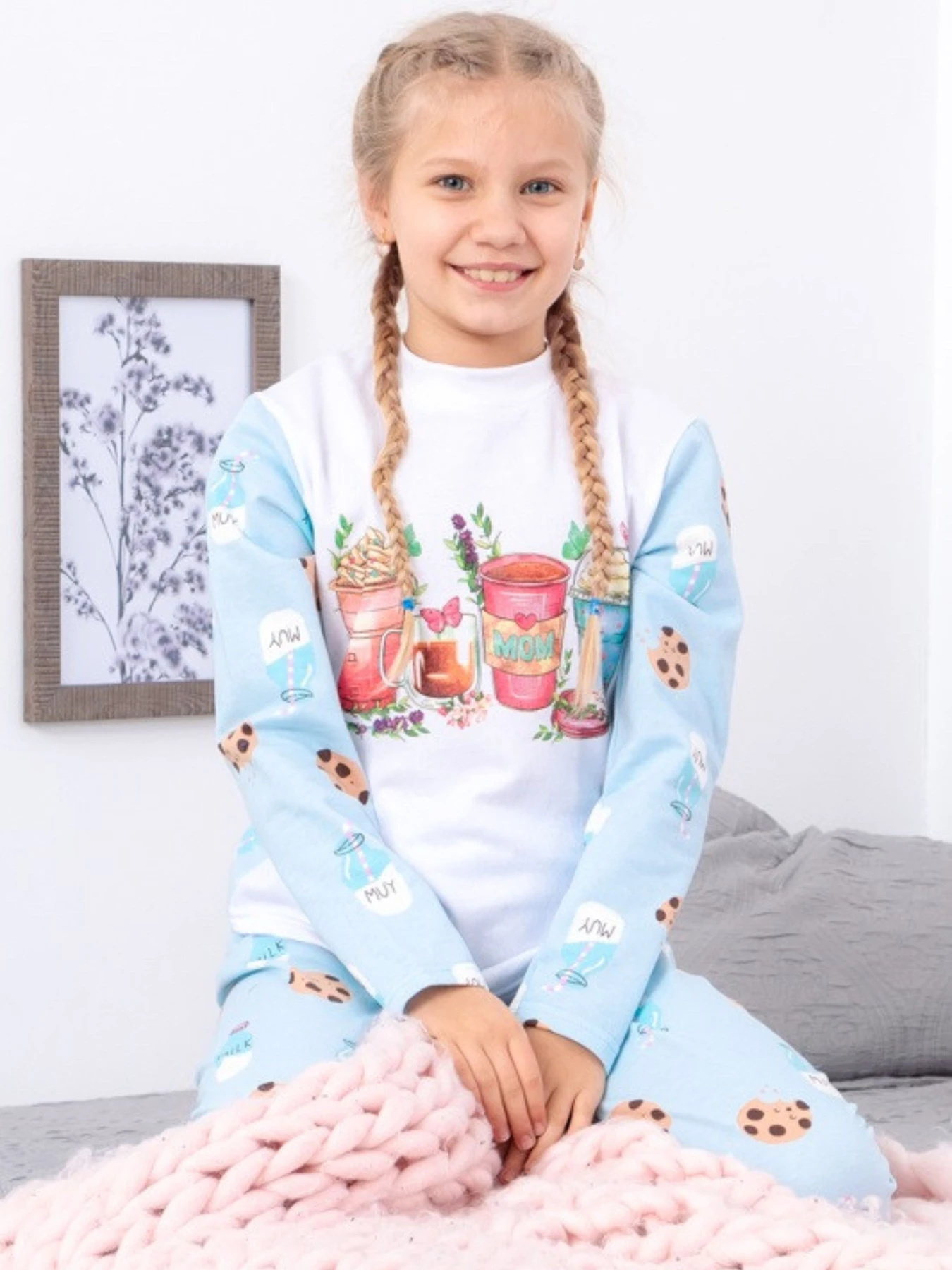 Одежда для дома и сна Носи своє модель 6076-024-33-5-svtlo-blakitnij-milk Фото