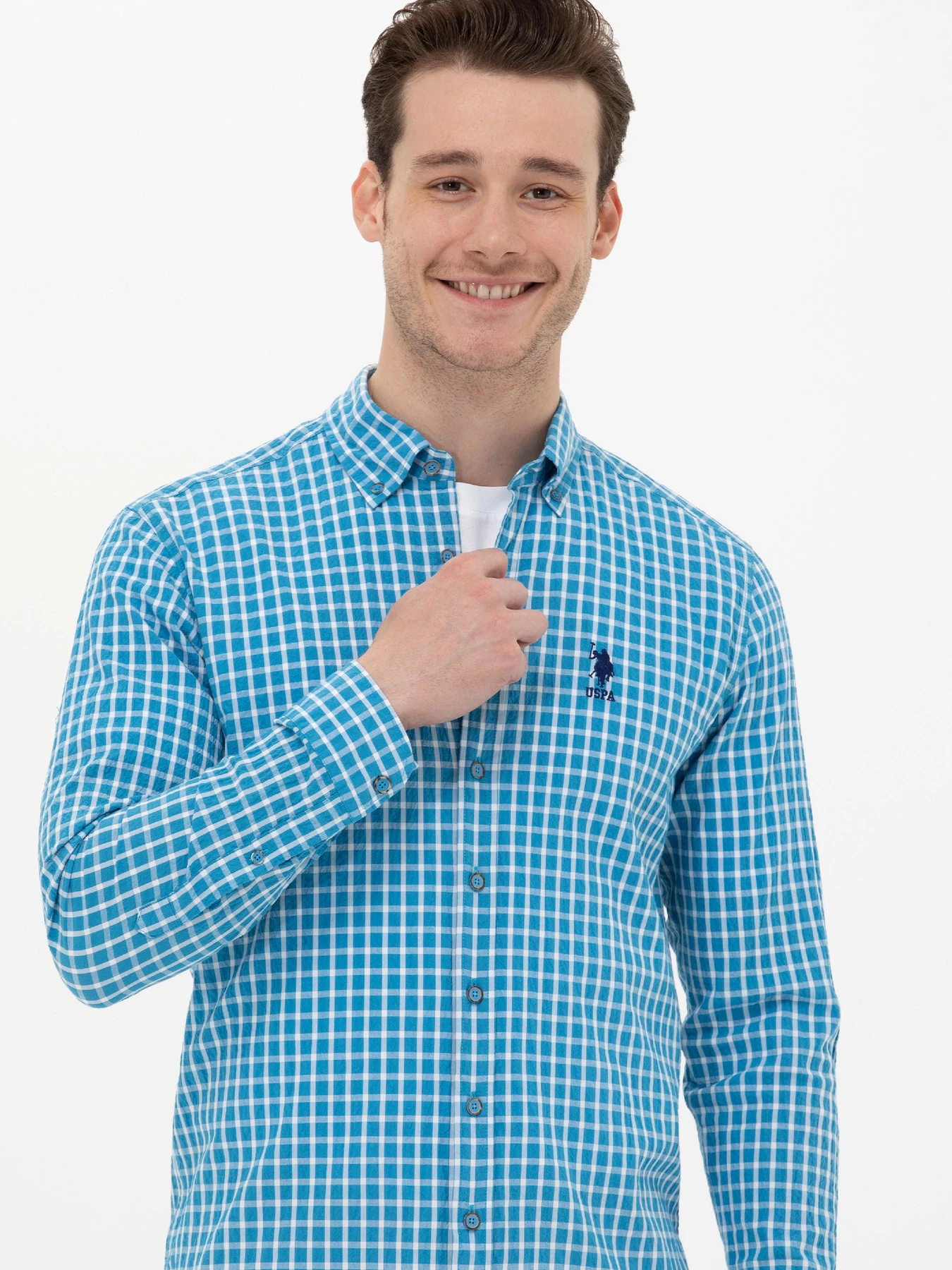 Рубашки US Polo модель G081SZ004.000.1450609.VR077 Фото