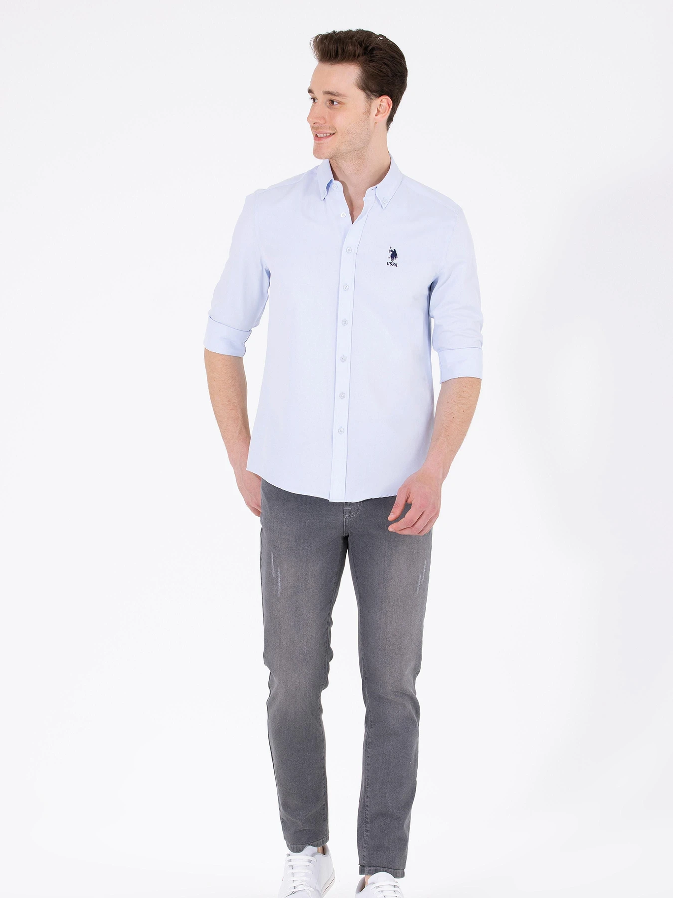 Рубашки US Polo модель G081GL004.000.1570715.VR003 Фото