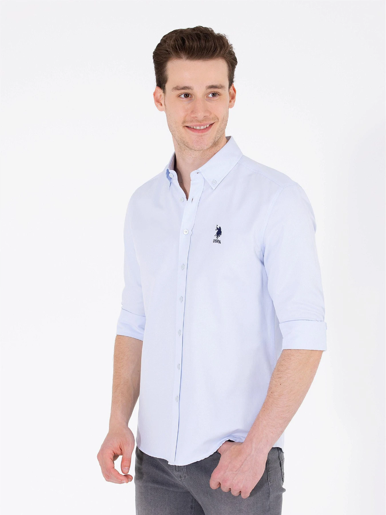 Рубашки US Polo модель G081GL004.000.1570715.VR003 Фото