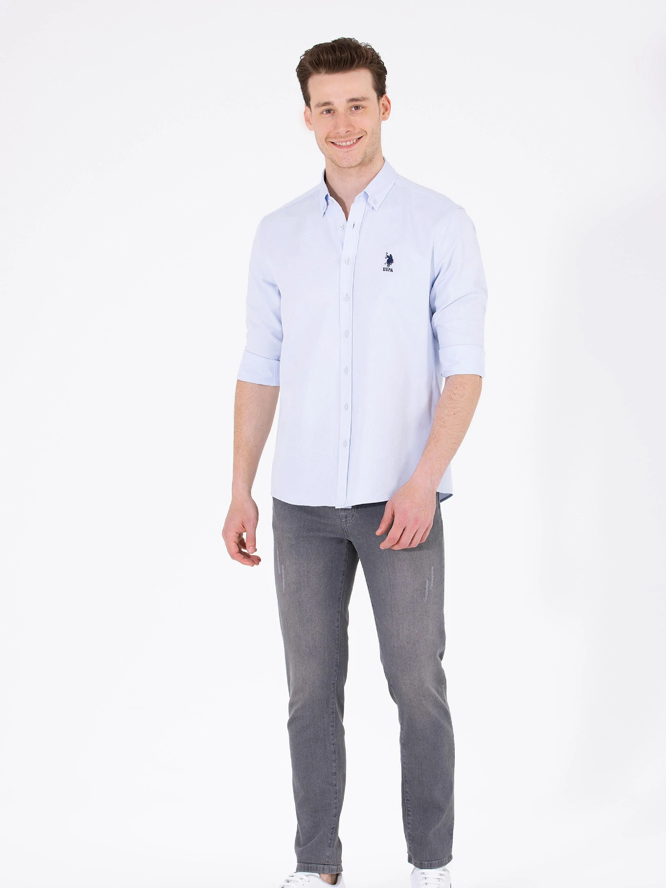 Рубашки US Polo модель G081GL004.000.1570750.VR003 Фото