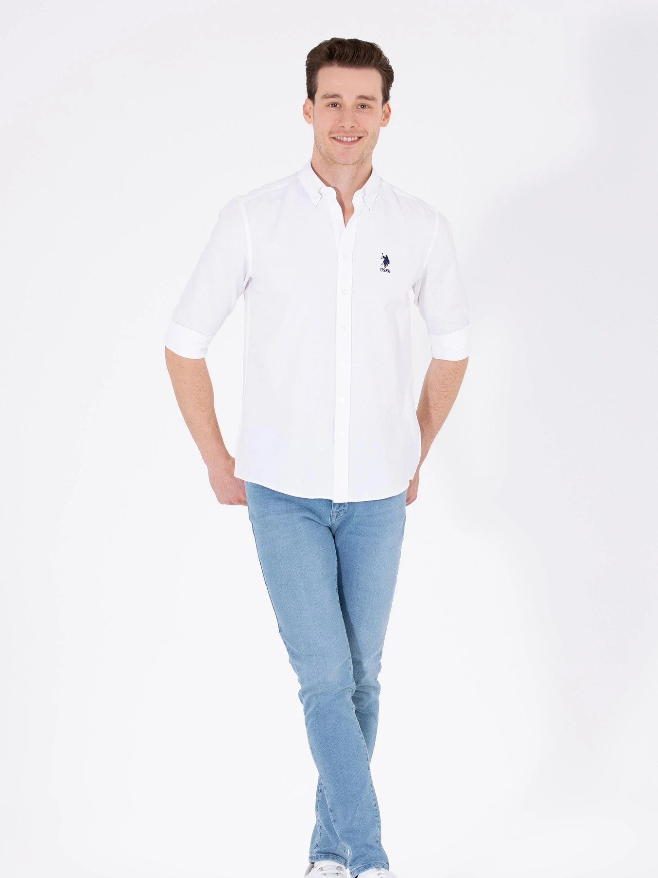 Рубашки US Polo модель G081GL004.000.1570750.VR013 Фото