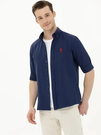 Рубашки US Polo модель USPAINT.1570750.VR033 Фото