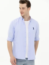 Рубашки US Polo модель USPAINT.1570750.VR036 Фото