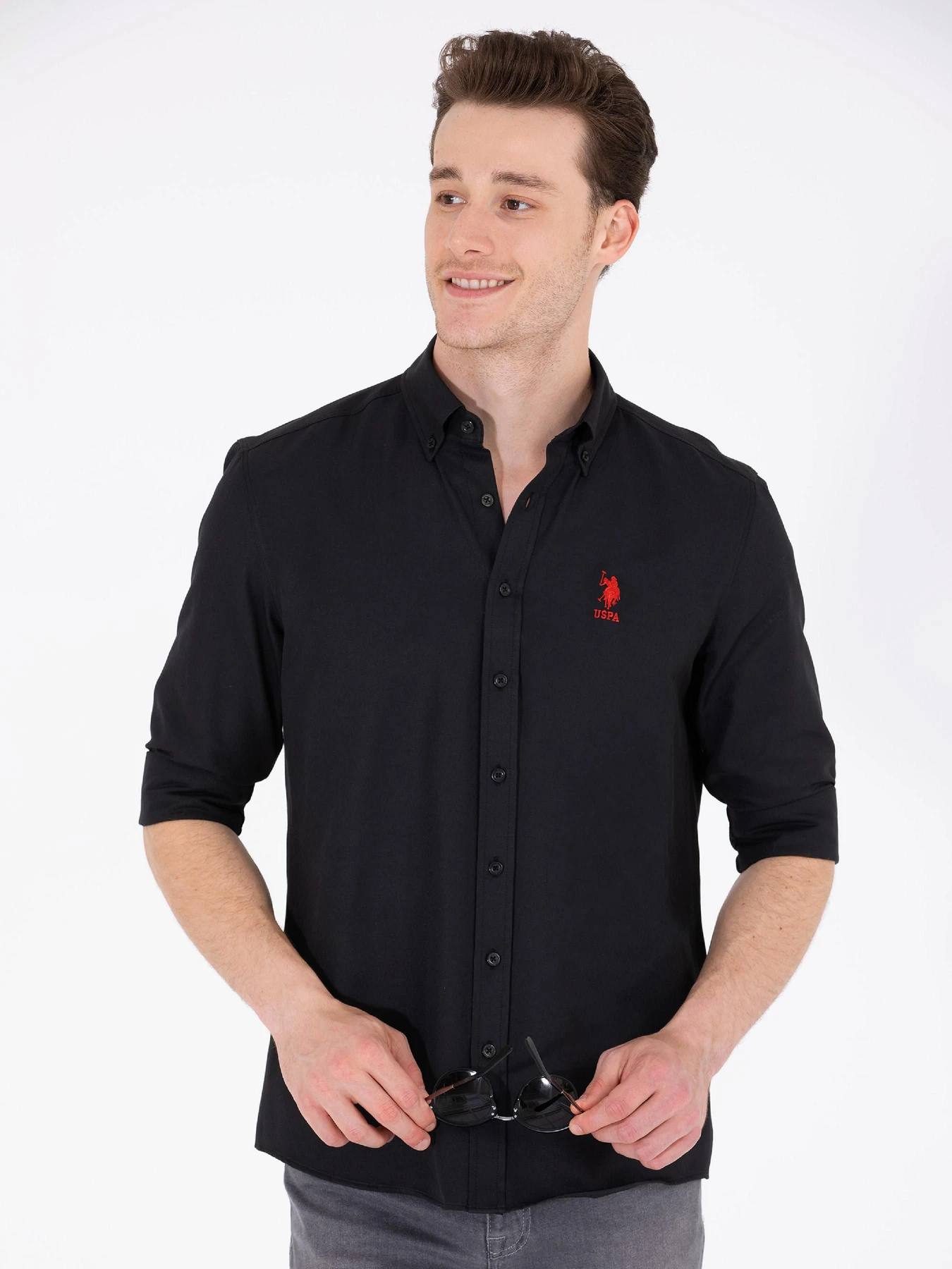 Рубашки US Polo модель G081GL004.000.1570750.VR046 Фото