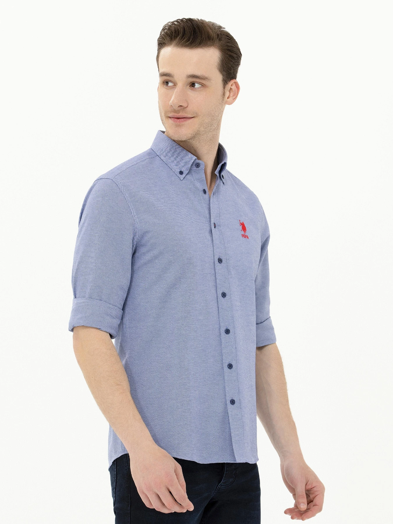 Сорочки US Polo модель USPAINT.1571130.VR033 Фото