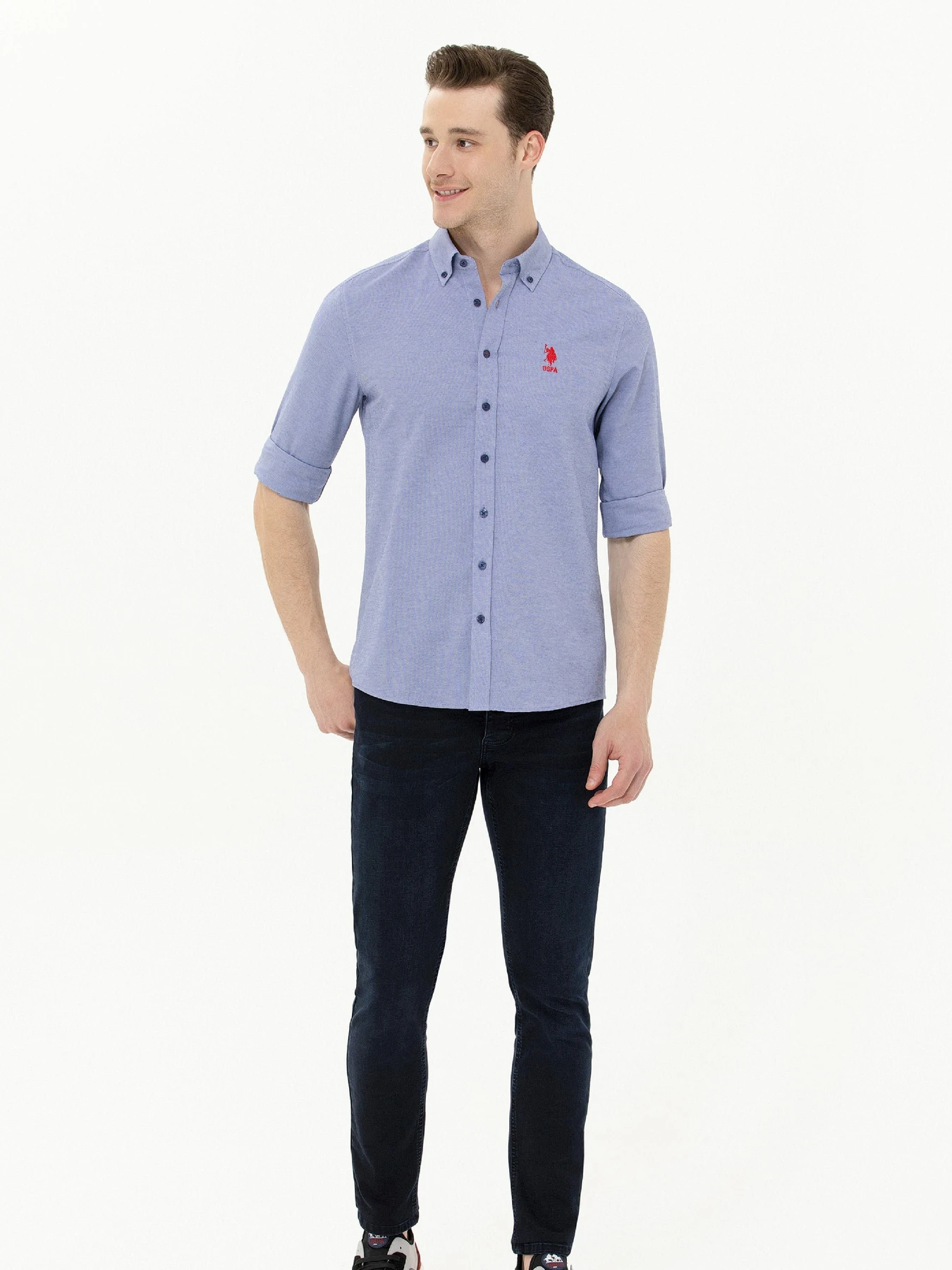 Сорочки US Polo модель USPAINT.1571130.VR033 Фото