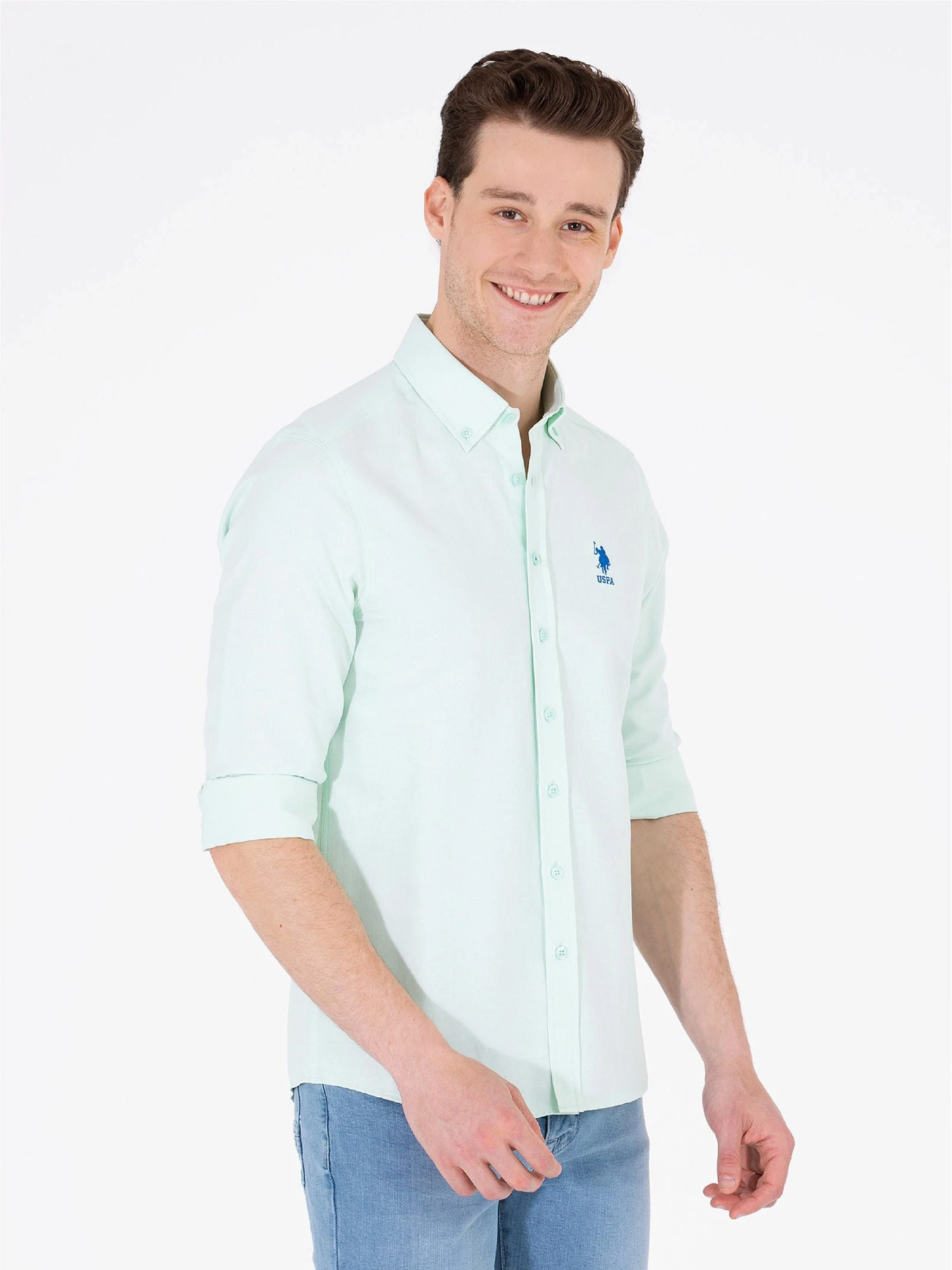 Рубашки US Polo модель G081GL004.000.1571130.VR083 Фото