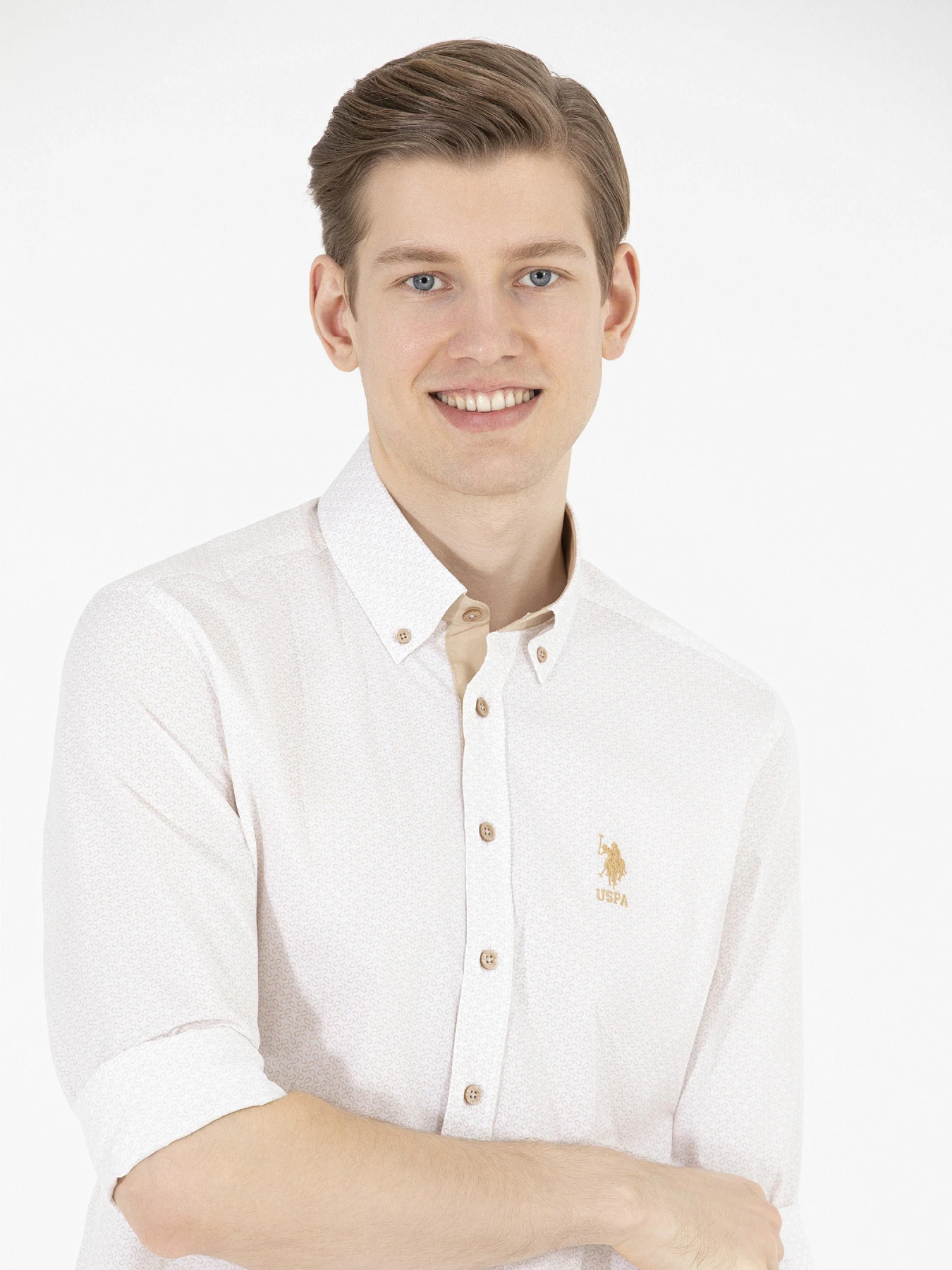 Рубашки US Polo модель G081SZ004.000.1575075.VR015 Фото