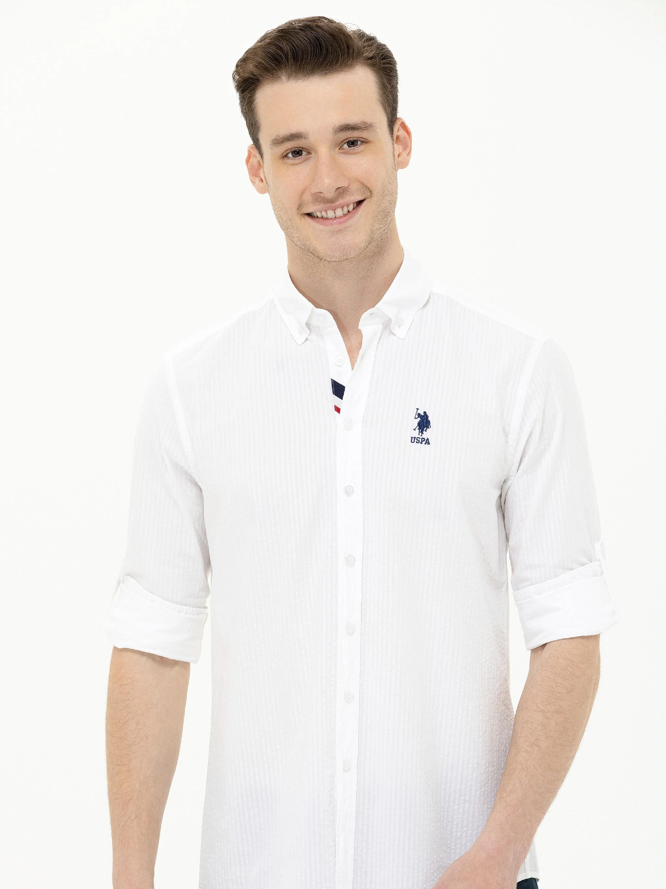 Рубашки US Polo модель USPAINT.1579327.VR013 Фото