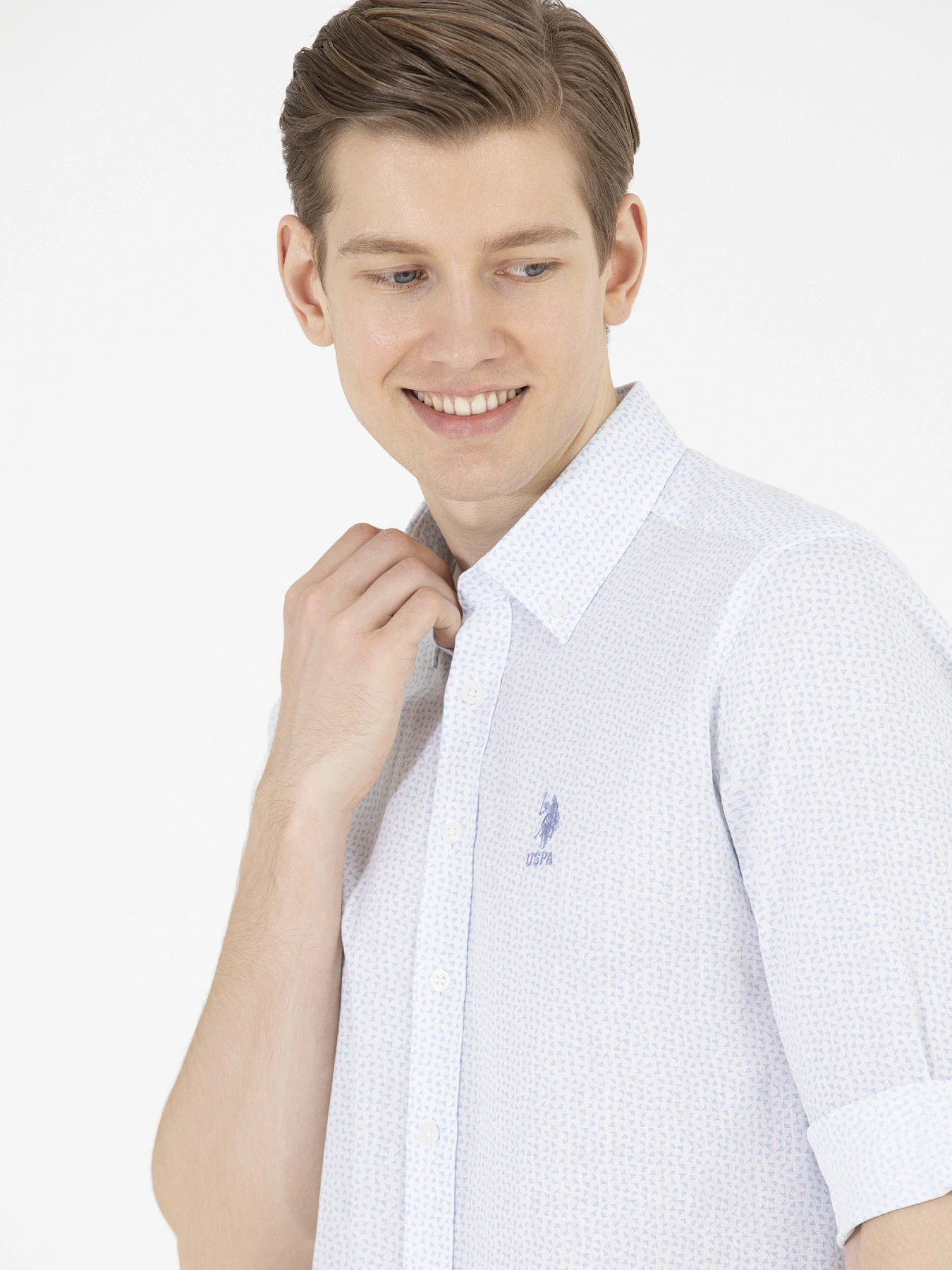 Рубашки US Polo модель G081GL004.000.1583992.VR036 Фото