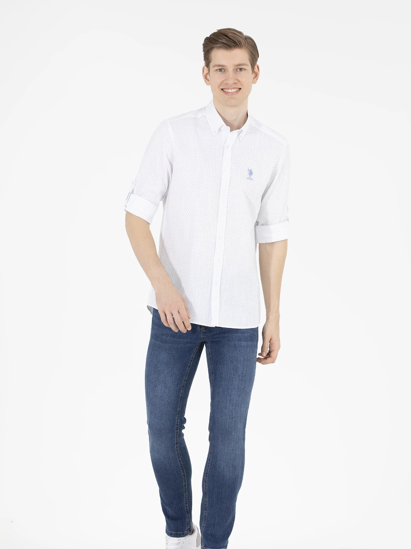 Рубашки US Polo модель G081GL004.000.1584093.VR036 Фото