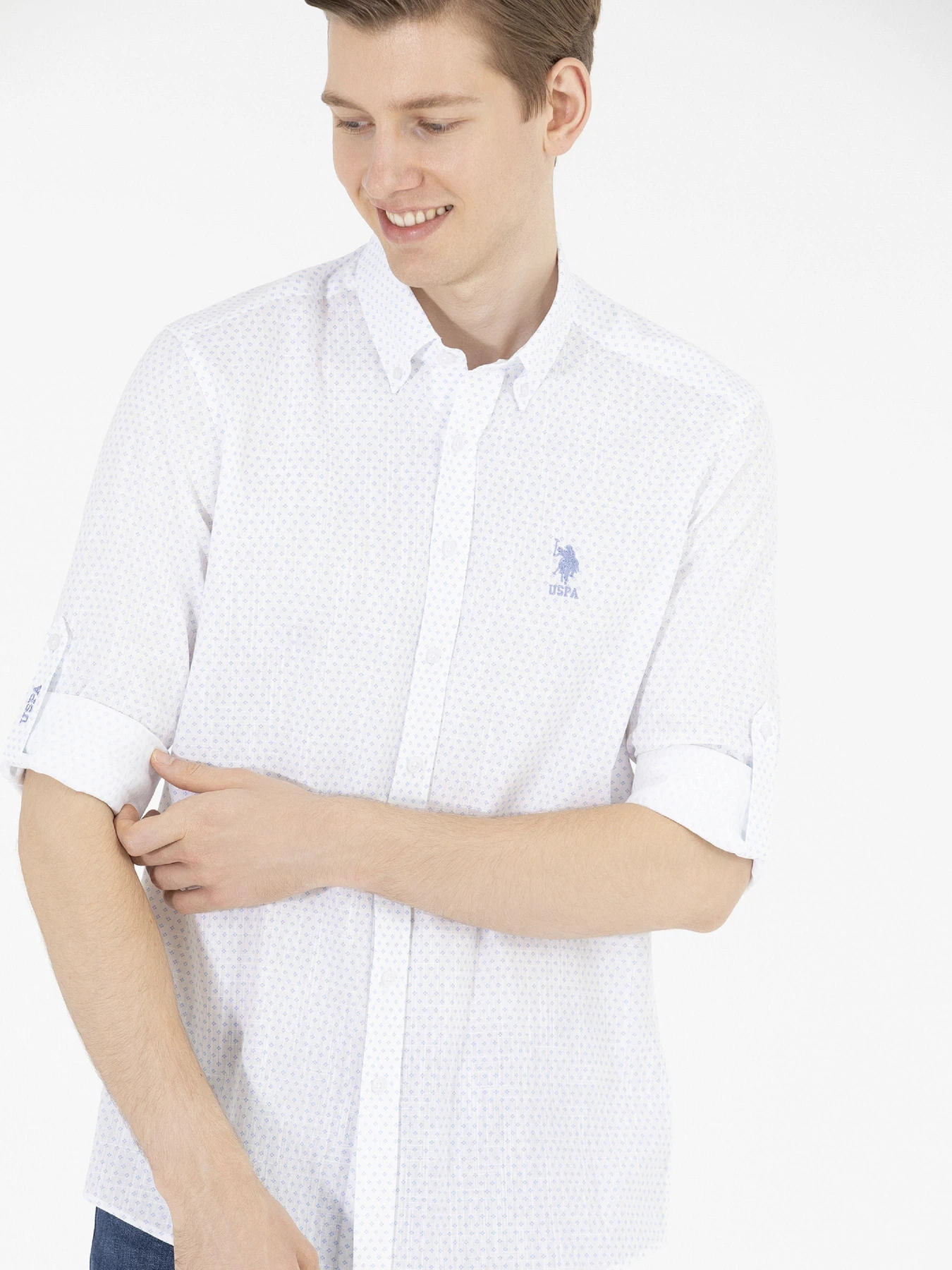 Рубашки US Polo модель G081GL004.000.1584093.VR036 Фото