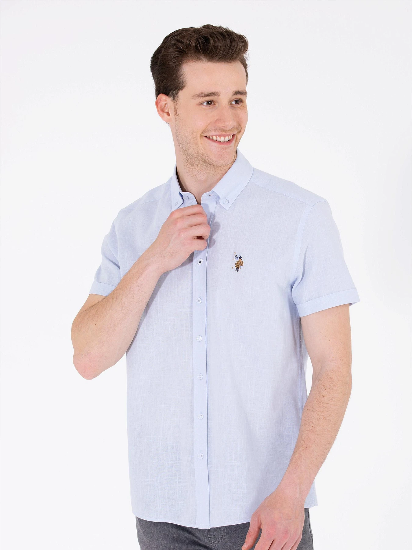 Рубашки US Polo модель G081GL004.000.1570086.VR003 Фото