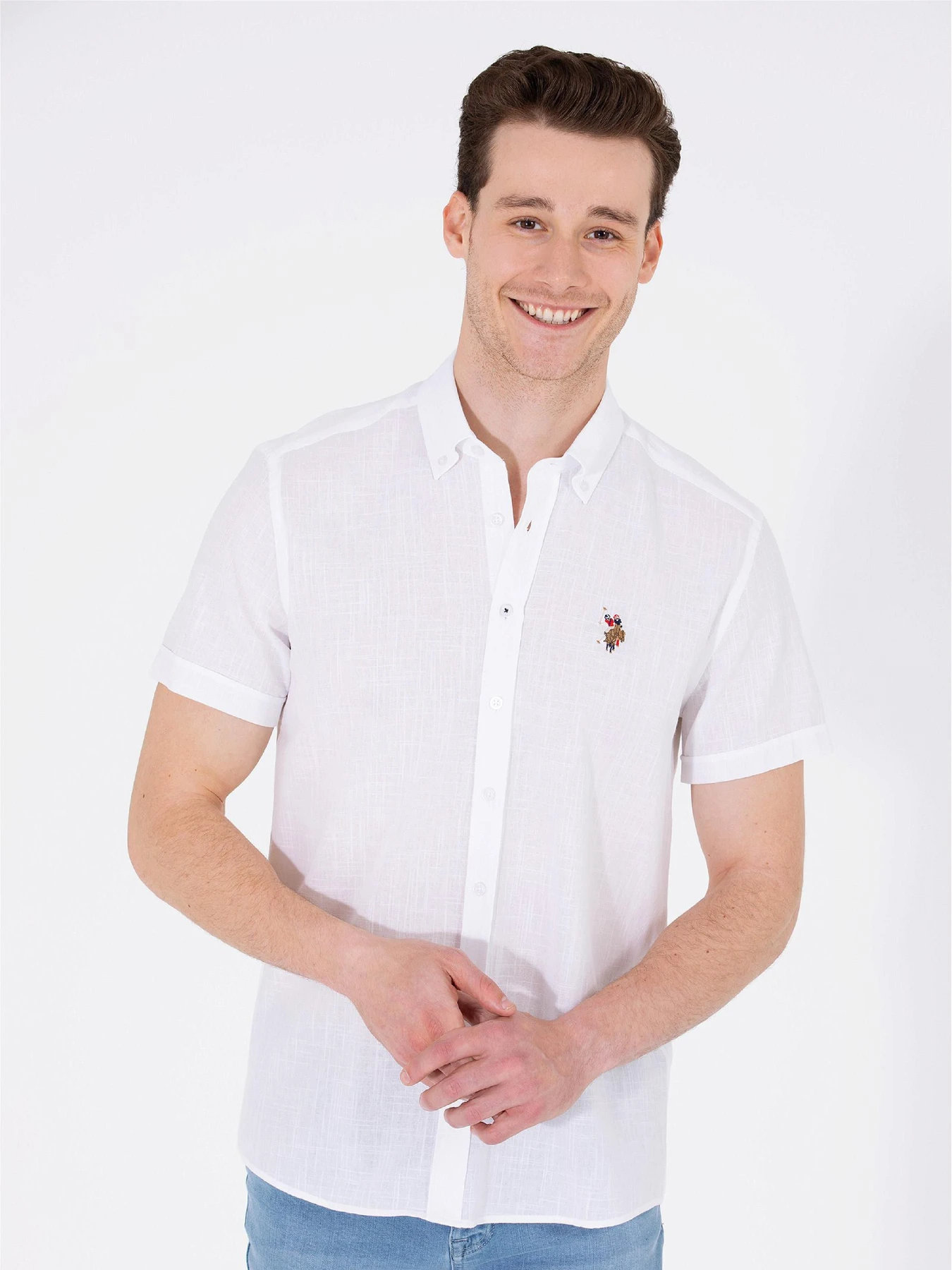 Рубашки US Polo модель G081GL004.000.1570086.VR013 Фото