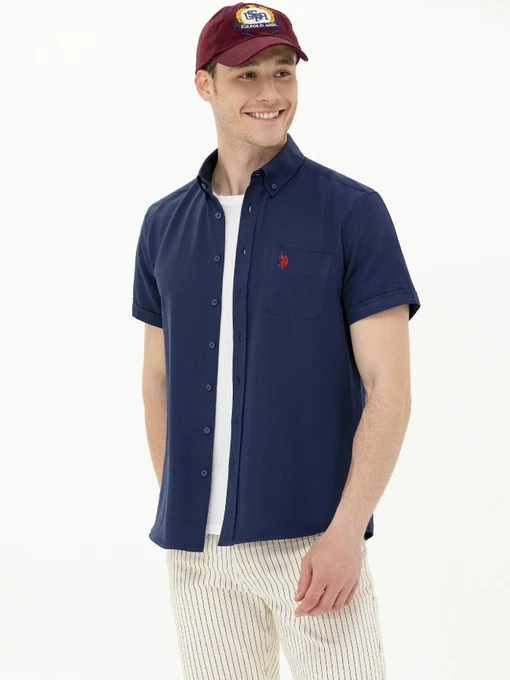 Рубашки US Polo модель USPAINT.1570767.VR033 Фото