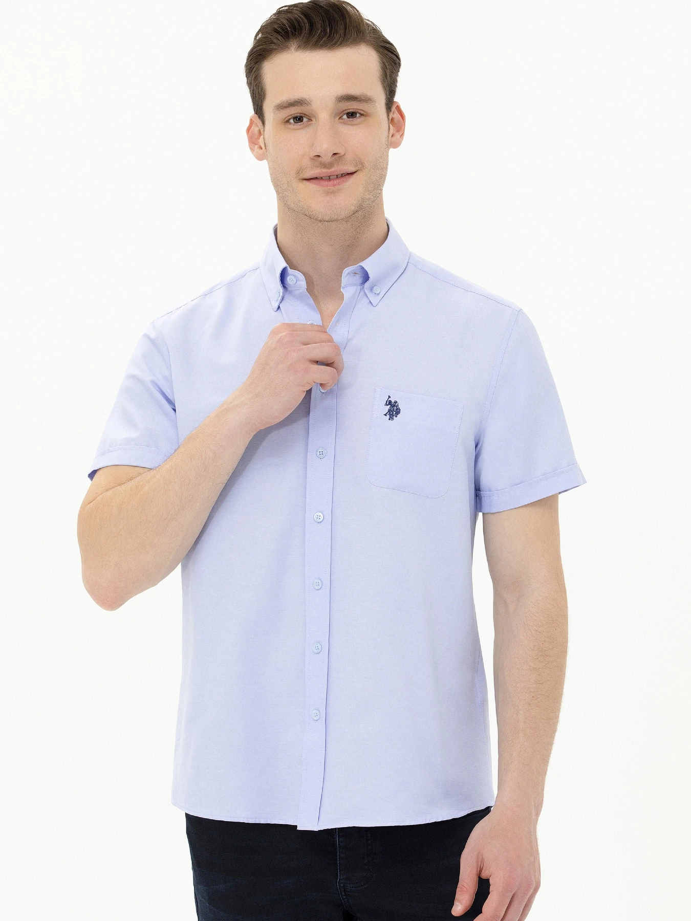 Рубашки US Polo модель USPAINT.1570767.VR036 Фото