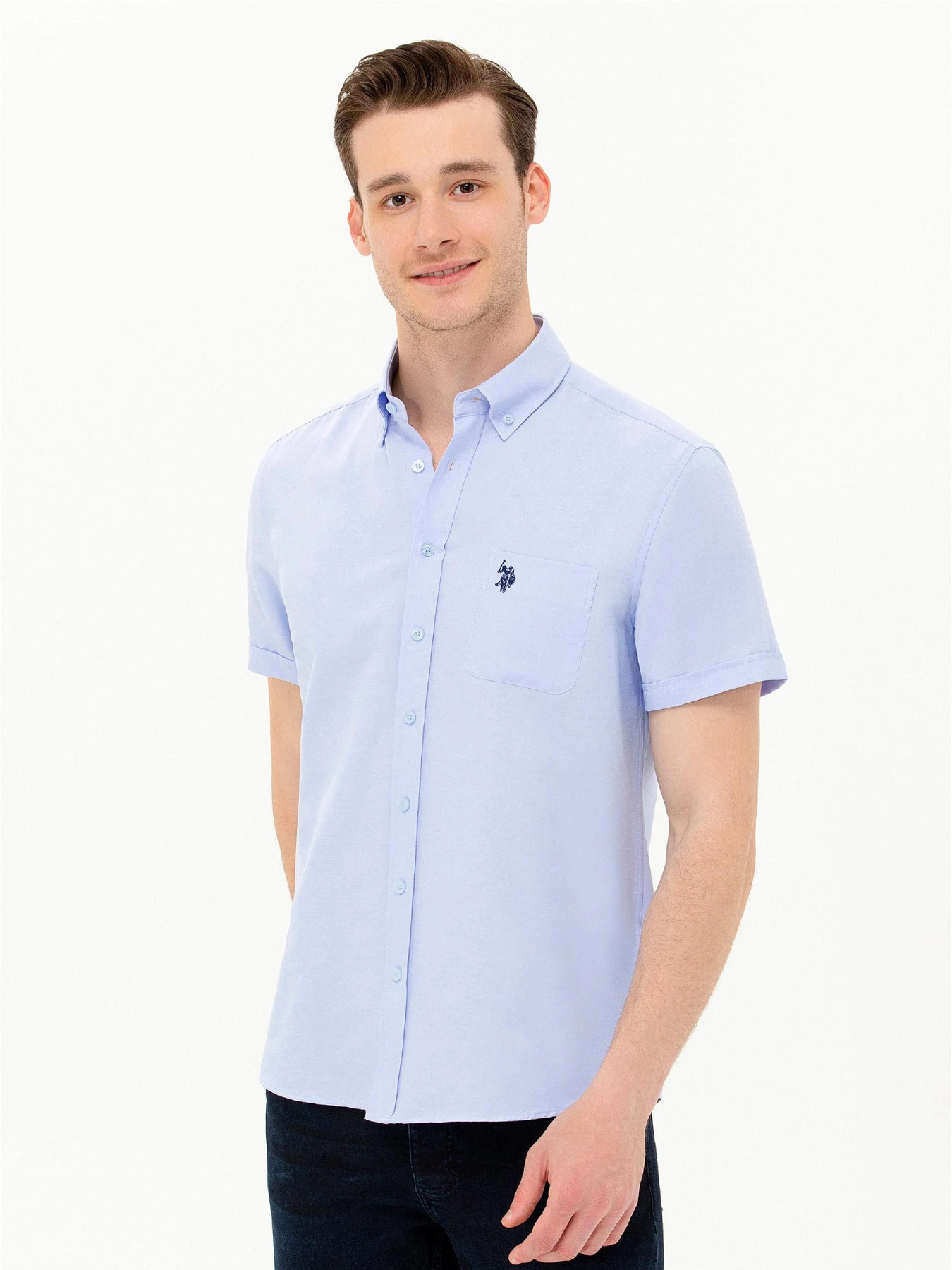 Рубашки US Polo модель USPAINT.1570767.VR036 Фото