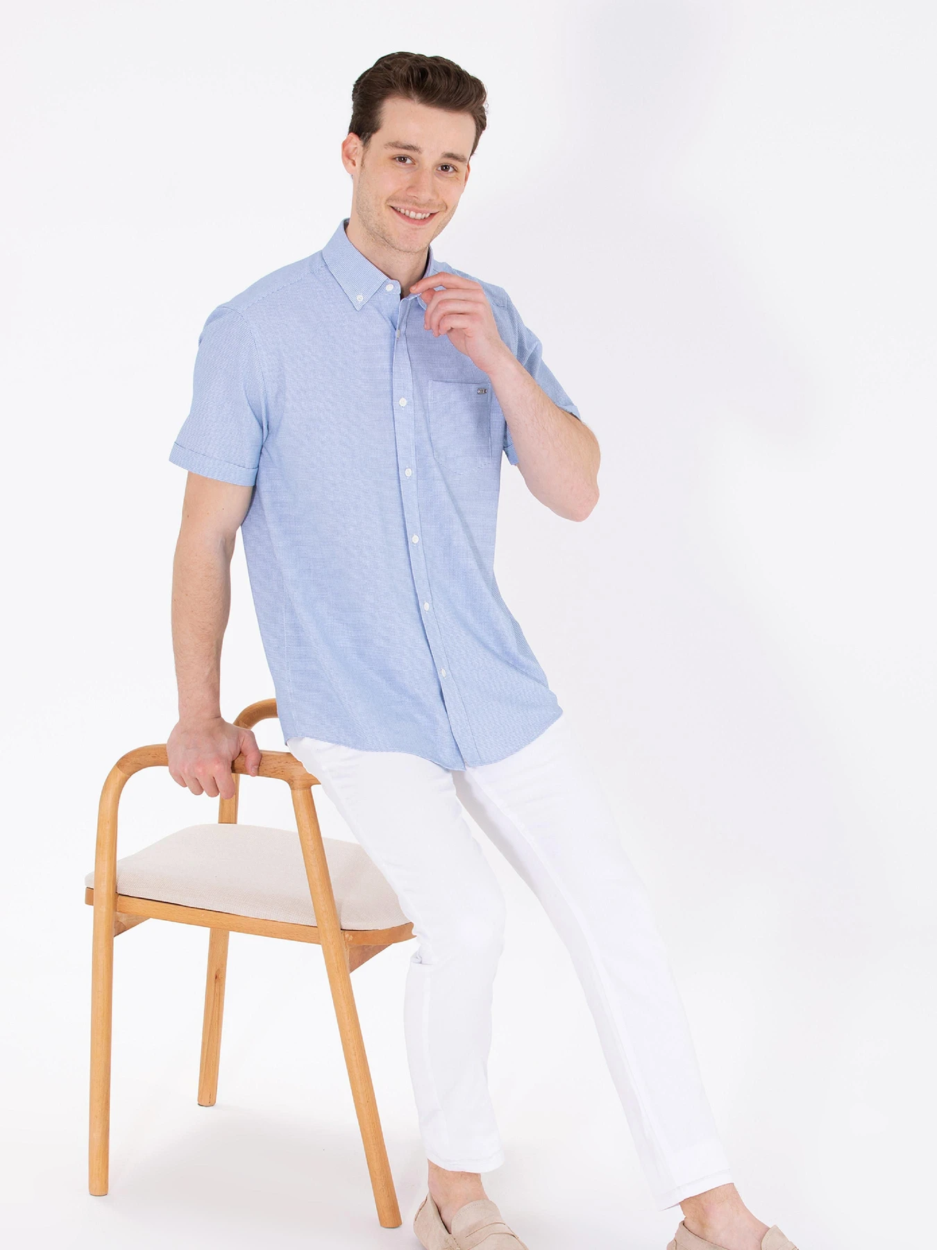 Рубашки US Polo модель G081SZ004.000.1593336.VR045 Фото