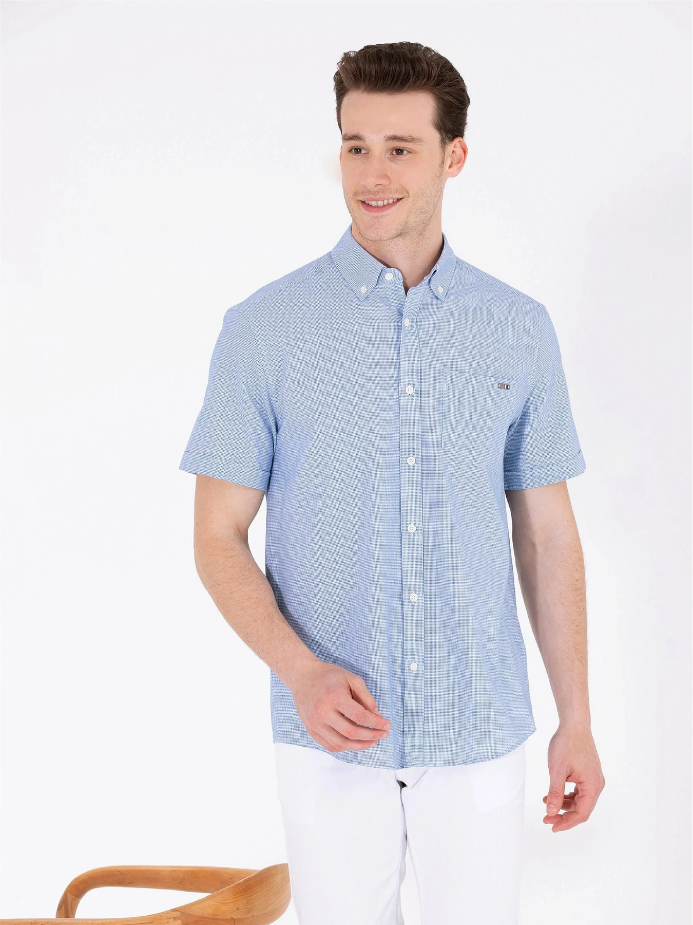 Рубашки US Polo модель G081SZ004.000.1593336.VR045 Фото