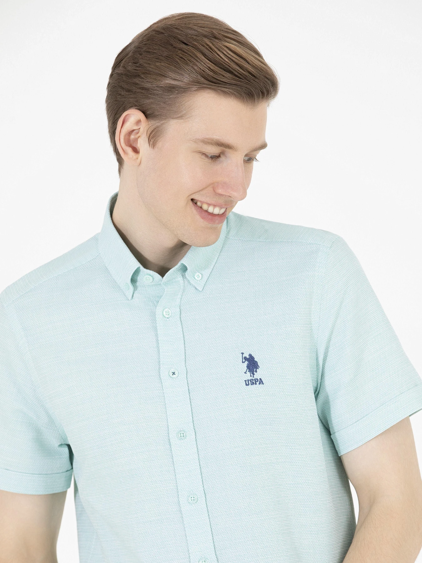Рубашки US Polo модель G081GL004.000.1574036.VR083 Фото