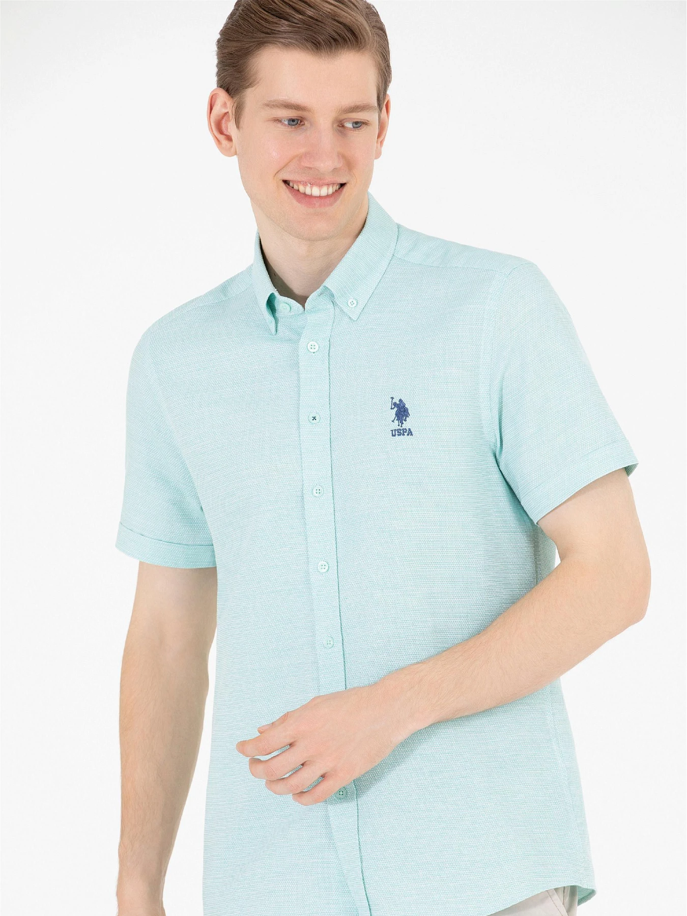 Рубашки US Polo модель G081GL004.000.1574036.VR083 Фото