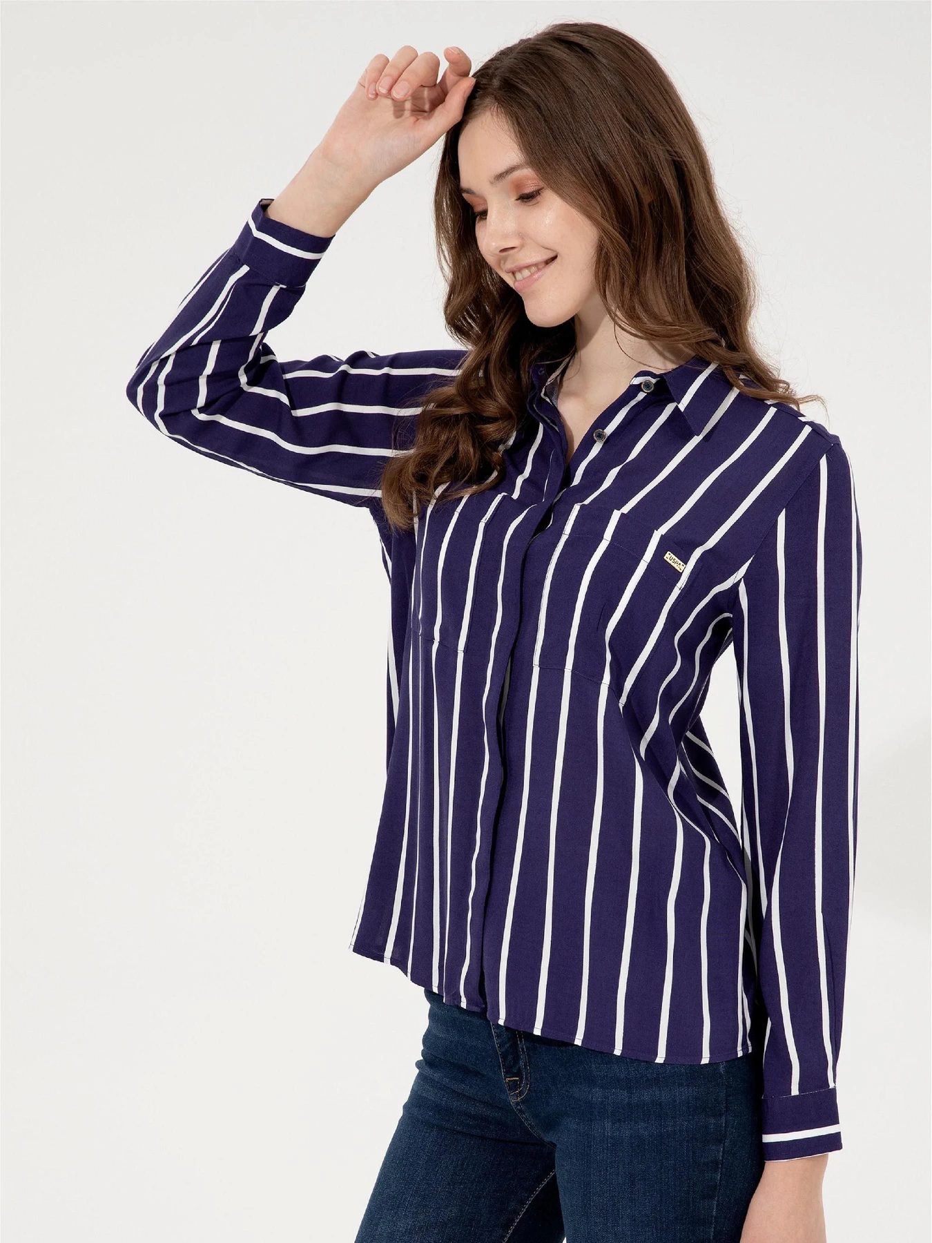 Рубашки US Polo модель G082SZ004.000.1376891.VR033 Фото