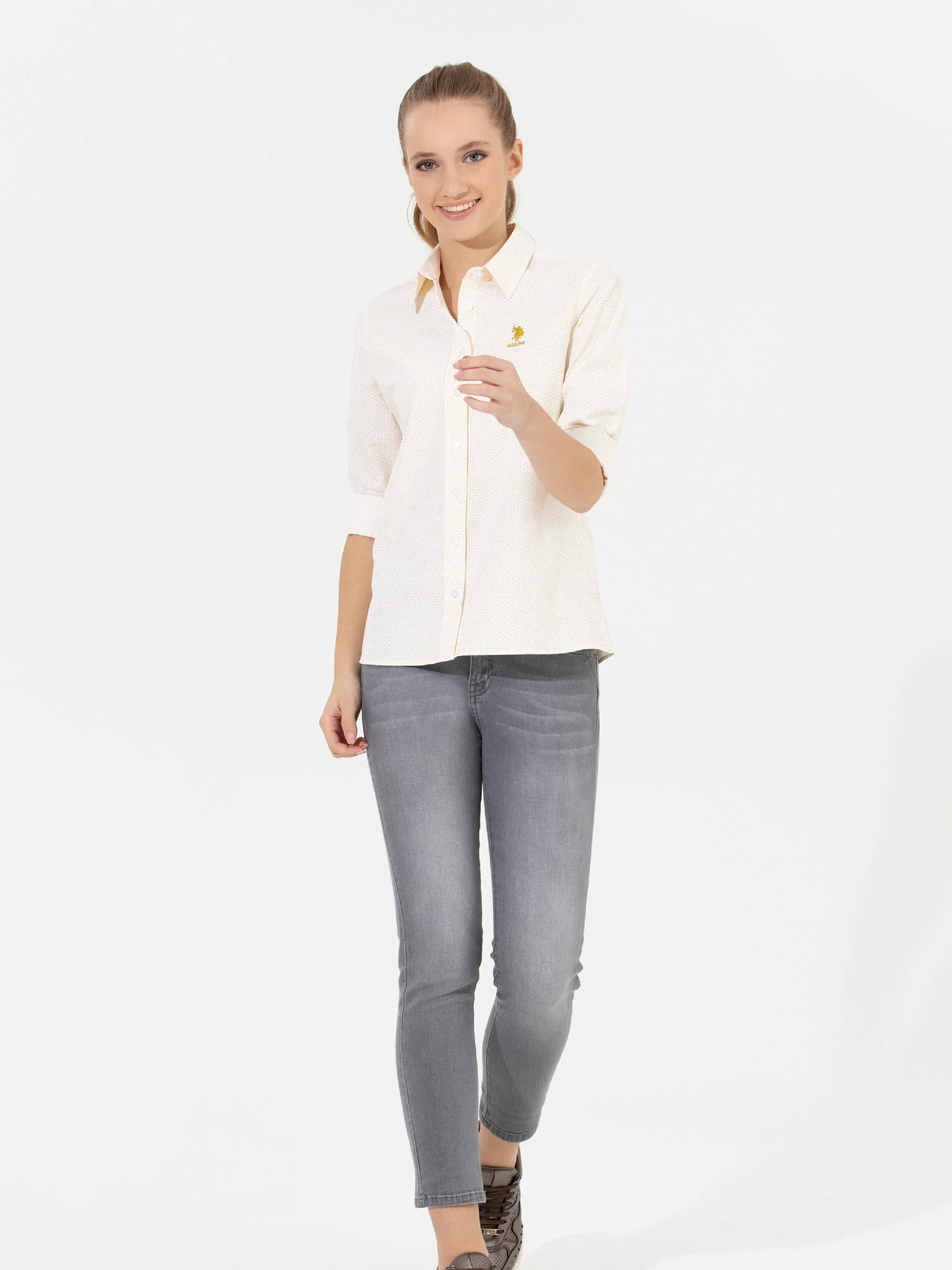 Рубашки US Polo модель G082SZ004.000.1376903.VR043 Фото