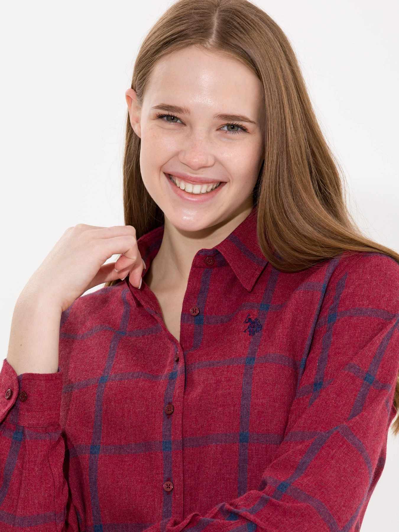 Рубашки US Polo модель G082SZ004.000.1563822.VR014 Фото