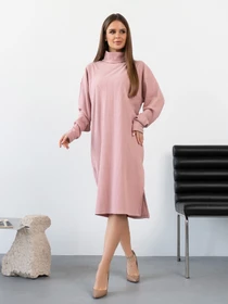 Платья ISSA Plus модель 14433_розовый Фото