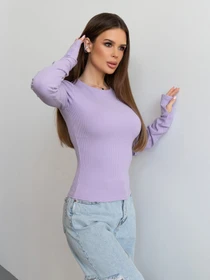 Худи и свитшоты ISSA Plus модель 14437_сиреневый Фото