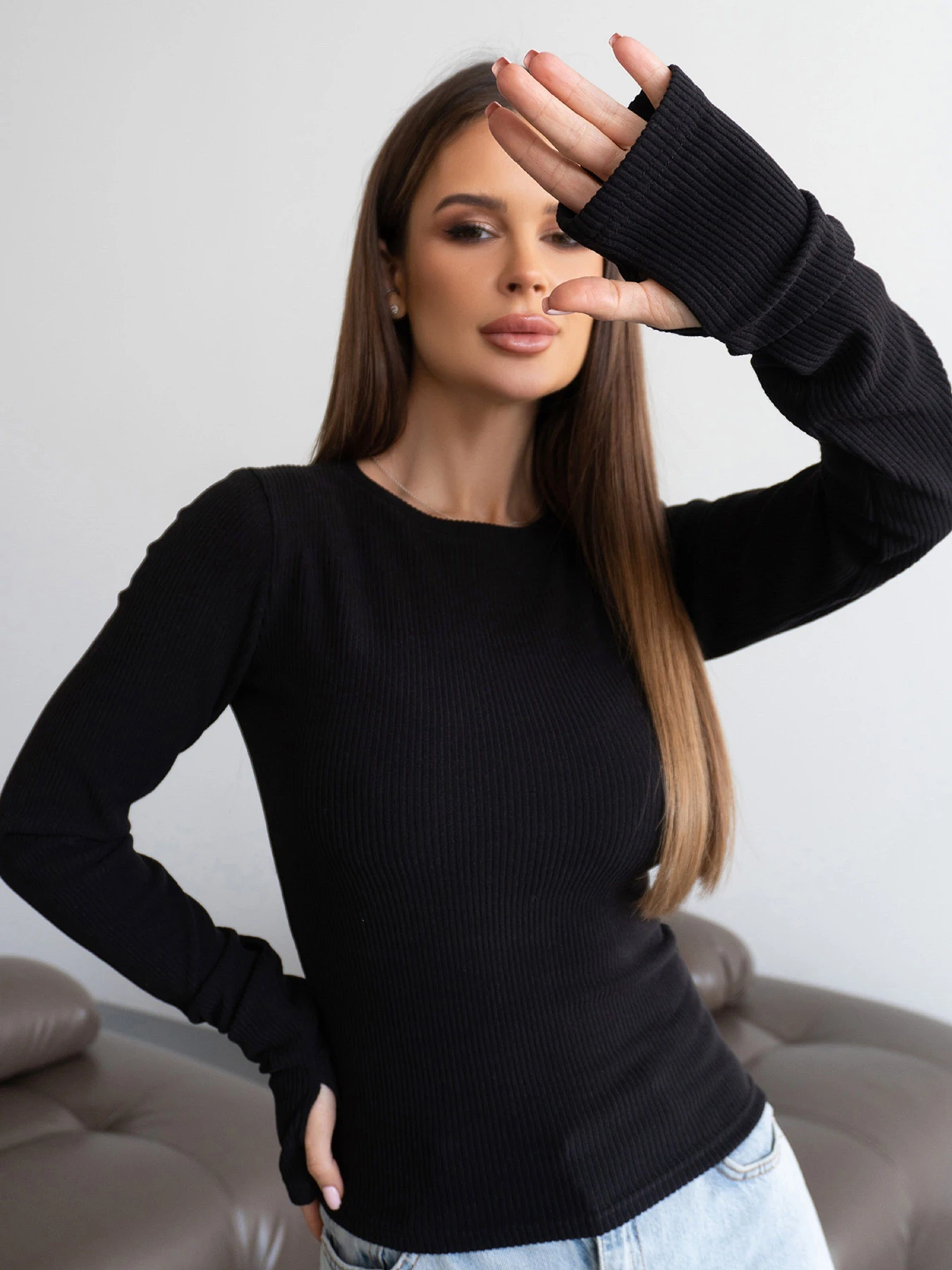 Худи и свитшоты ISSA Plus модель 14437_черный Фото