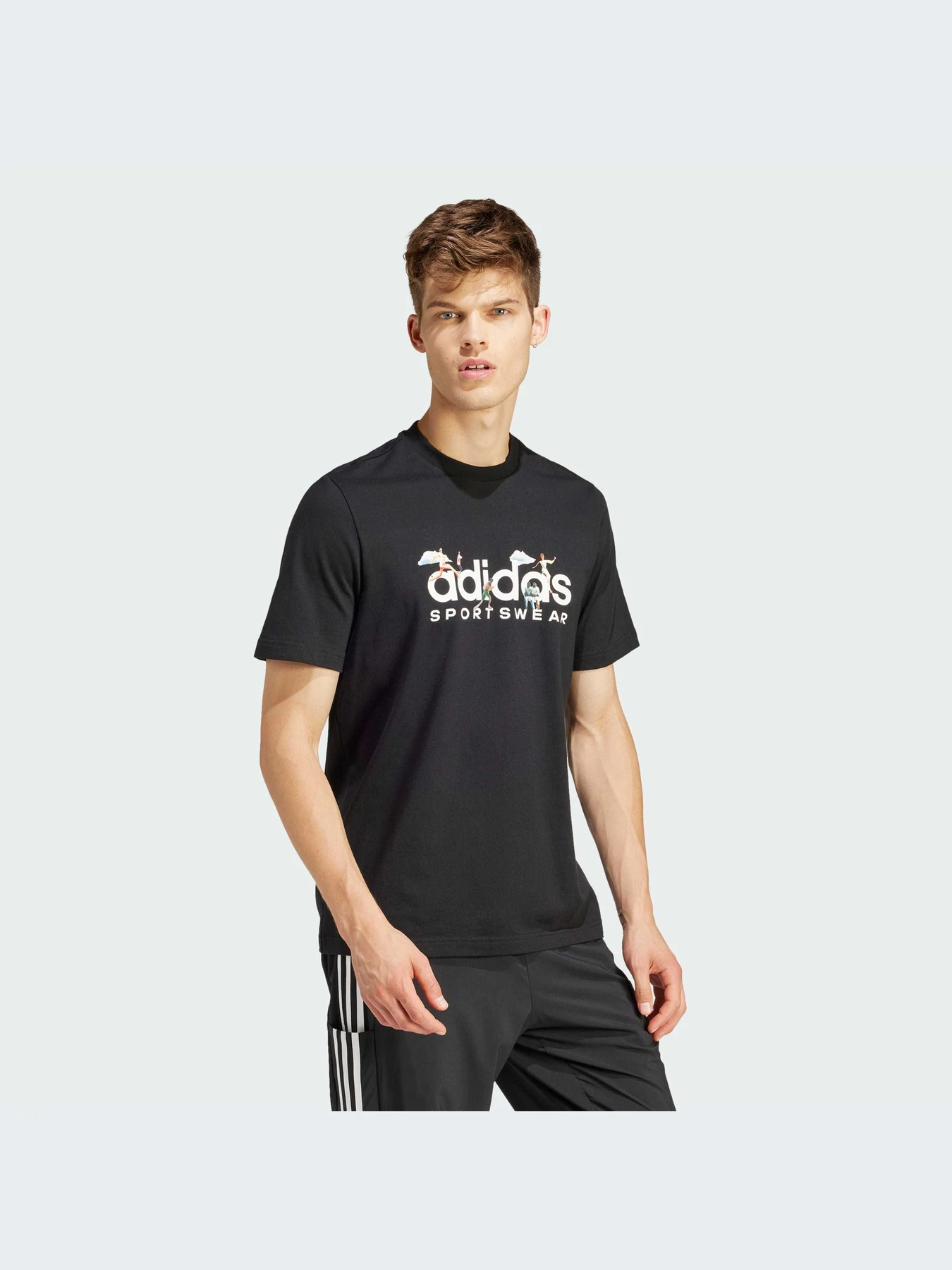 Футболки і поло Adidas Graphics модель IS2863 Футболки і поло Adidas Graphics модель IS2863 Фото