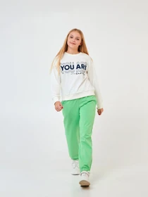 Штани SMIL модель smil_115595-mentol Фото