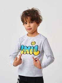 Худі та світшоти SMIL модель smil_114136-seryj-melanz Фото