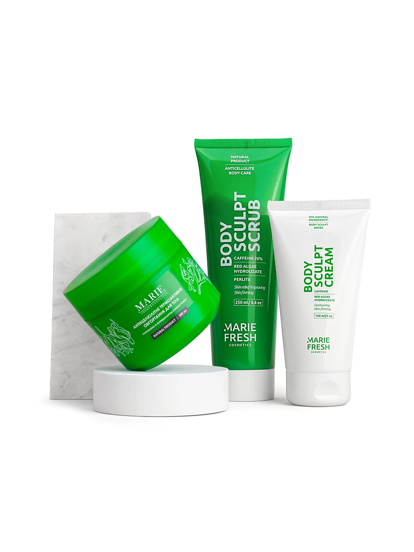 Антицеллюлитный набор для тела Anti-cellulite Body Set MARIE FRESH Cosmetics модель ack-3-3 Антицеллюлитный набор для тела Anti-cellulite Body Set MARIE FRESH Cosmetics модель ack-3-3 Фото