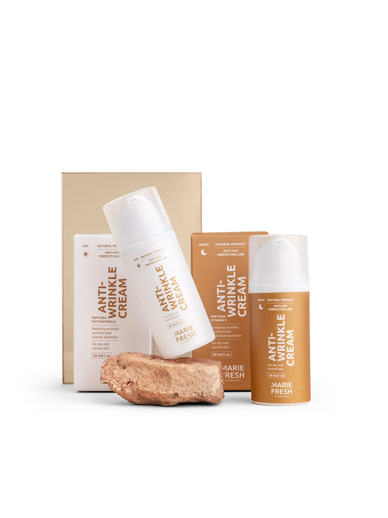 Набор дневной+ночной крем против морщин Marie Fresh для сухой и нормальной кожи MARIE FRESH Cosmetics модель dnawds-1-2 Набор дневной+ночной крем против морщин Marie Fresh для сухой и нормальной кожи MARIE FRESH Cosmetics модель dnawds-1-2 Фото