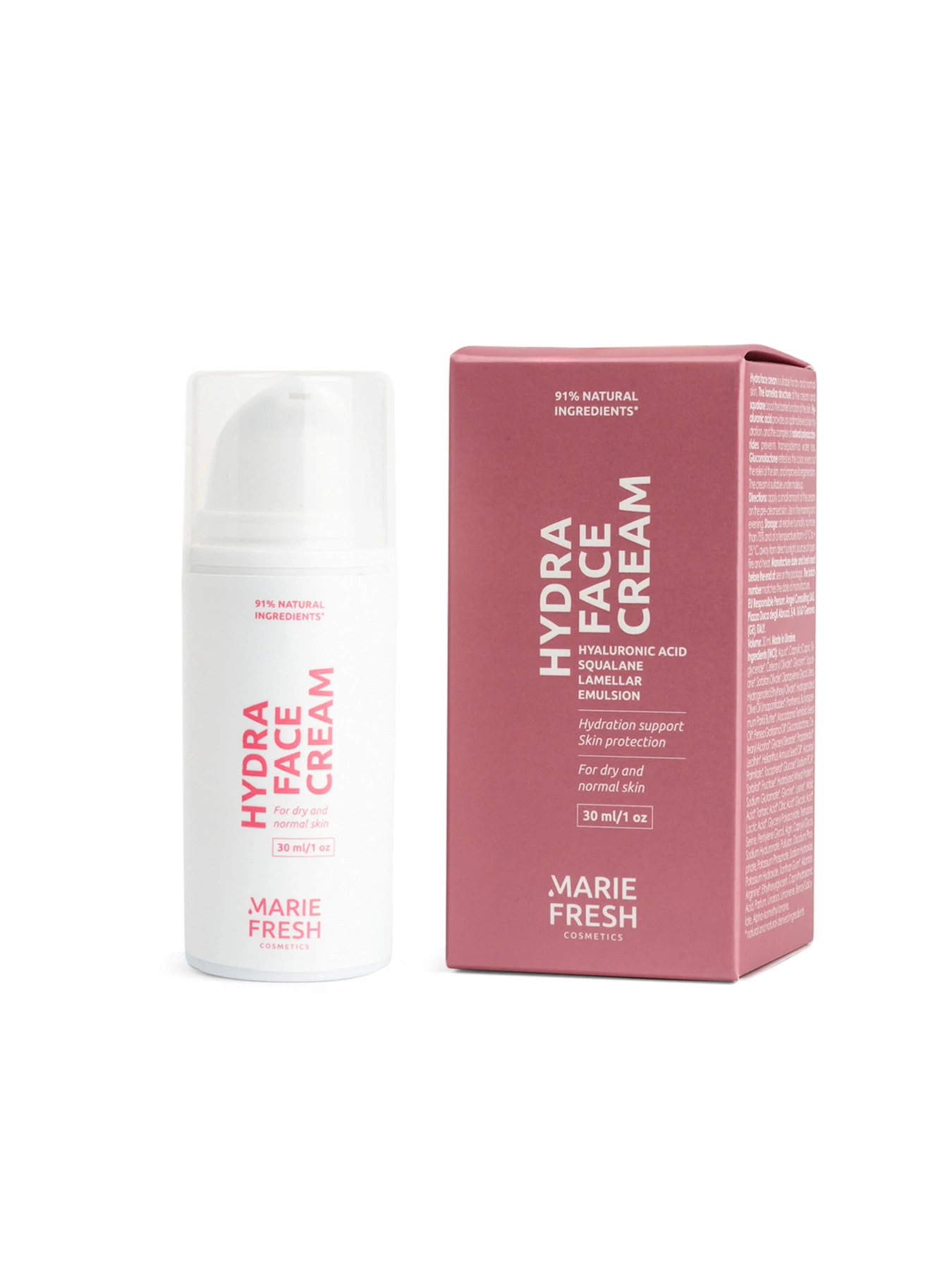 Зволожуючий крем для обличчя для сухої та нормальної шкіри MARIE FRESH Cosmetics модель dnfc-2-30 Зволожуючий крем для обличчя для сухої та нормальної шкіри MARIE FRESH Cosmetics модель dnfc-2-30 Фото