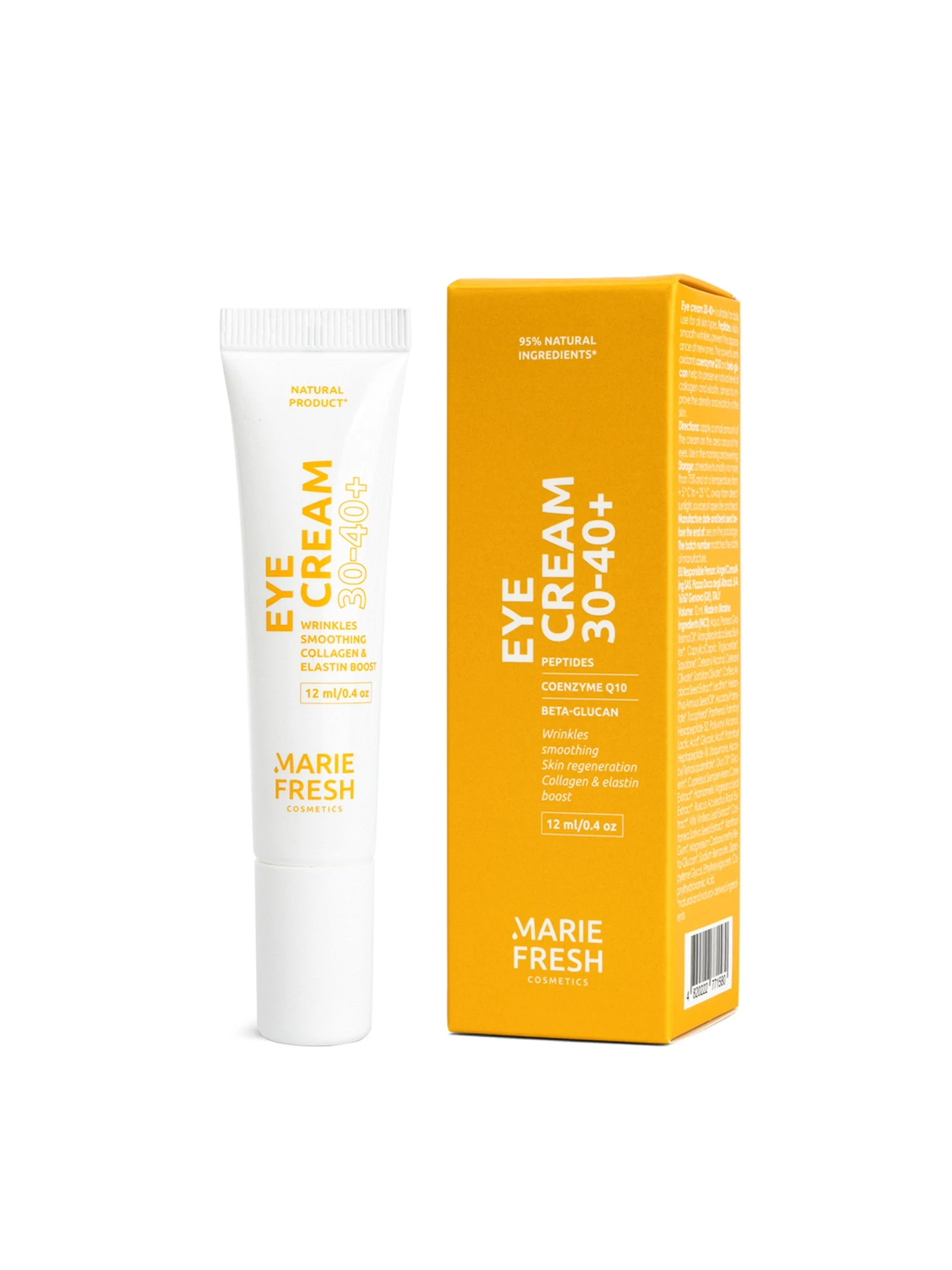 Крем для глаз 30-40+ с пептидами и коэнзимом Q10 против морщин MARIE FRESH Cosmetics модель ec-40-1-12 Крем для глаз 30-40+ с пептидами и коэнзимом Q10 против морщин MARIE FRESH Cosmetics модель ec-40-1-12 Фото