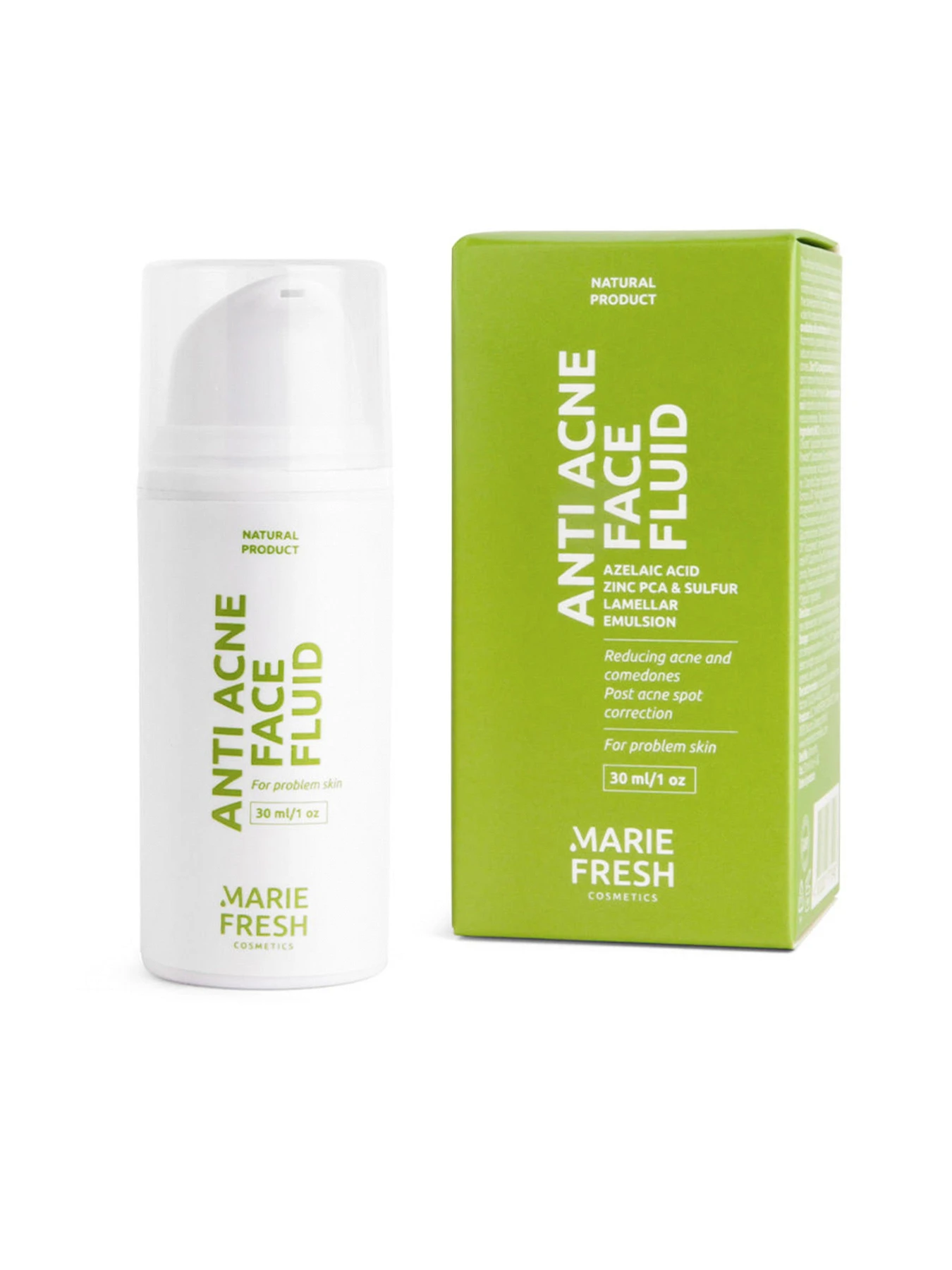 Анти-акне крем-флюид для проблемной кожи MARIE FRESH Cosmetics модель pfc-2-30 Фото