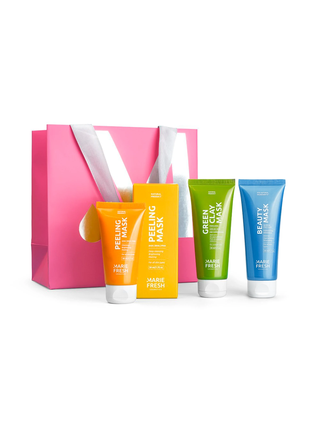 Подарочный набор PERFECT Skin масок для лица MARIE FRESH Cosmetics модель ps-1-4-1 Фото