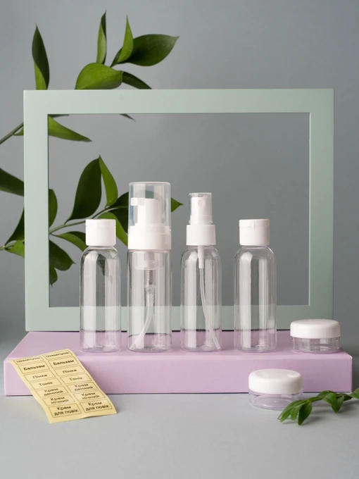 Дорожний набір з 6 ємностей MARIE FRESH Cosmetics фото 2