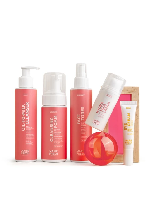 Комплексний догляд  за молодою сухою та нормальною шкірою з пінкою MARIE FRESH Cosmetics модель ydss-f-2-5-3 Фото