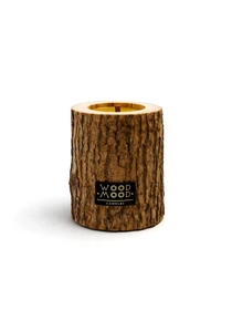 Интерьерная свеча в дереве с фактурной корой WOOD MOOD модель 1122300000 Фото