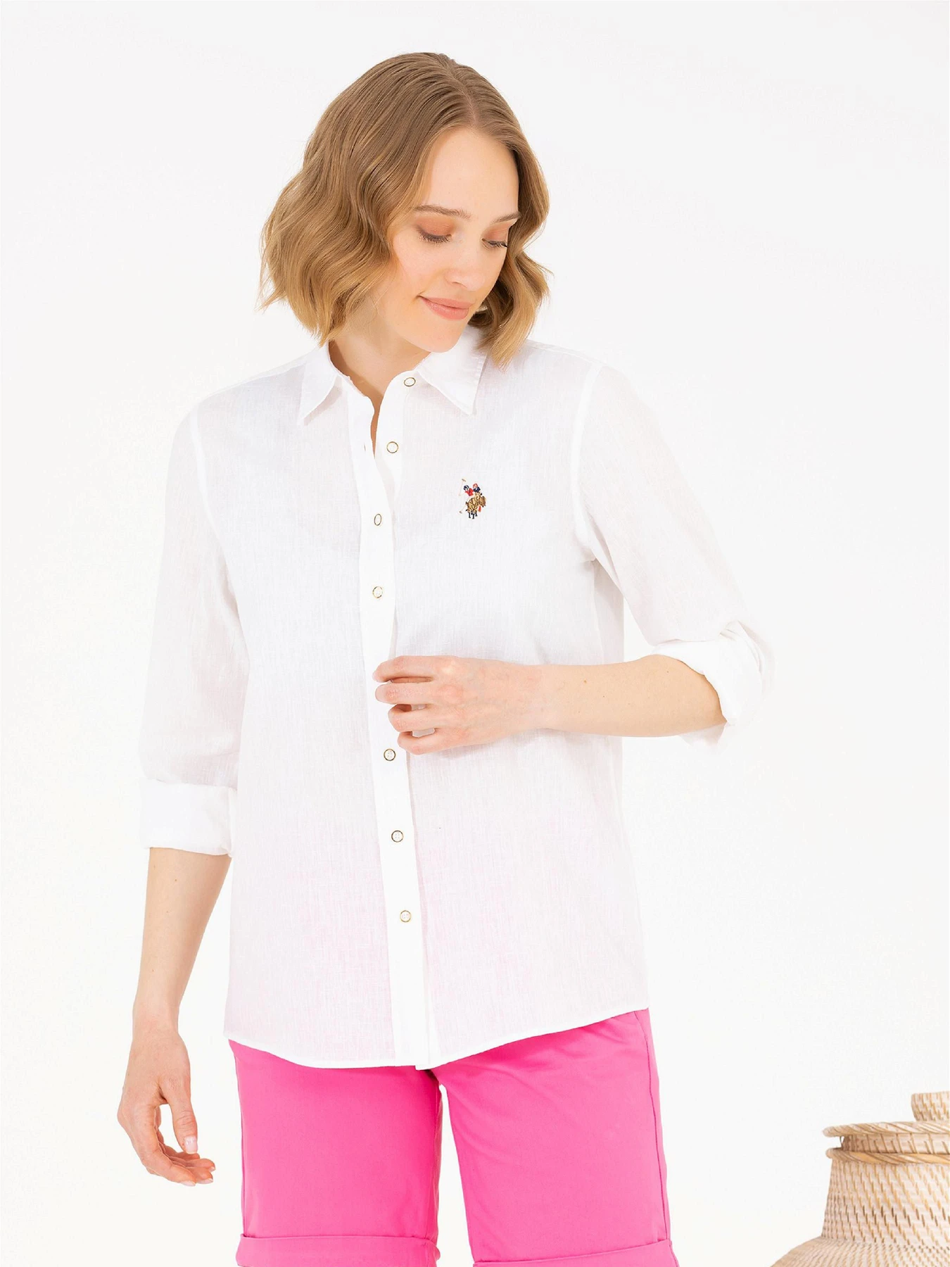 Рубашки US Polo модель G082SZ004.000.1570438.VR013 Фото
