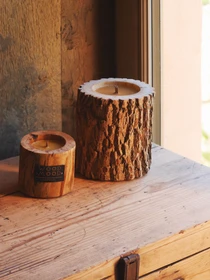 Дерев'яна інтер'єрна свічка з неповторним візерунком на дереві WOOD MOOD модель 1511100000 Фото