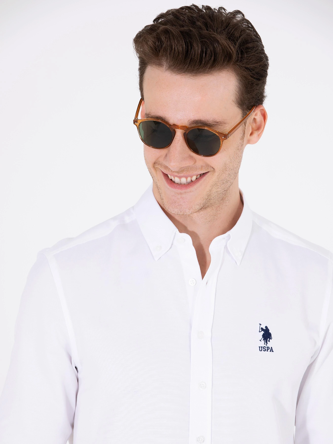 Рубашки US Polo модель G081GL004.000.1570715.VR013 Фото