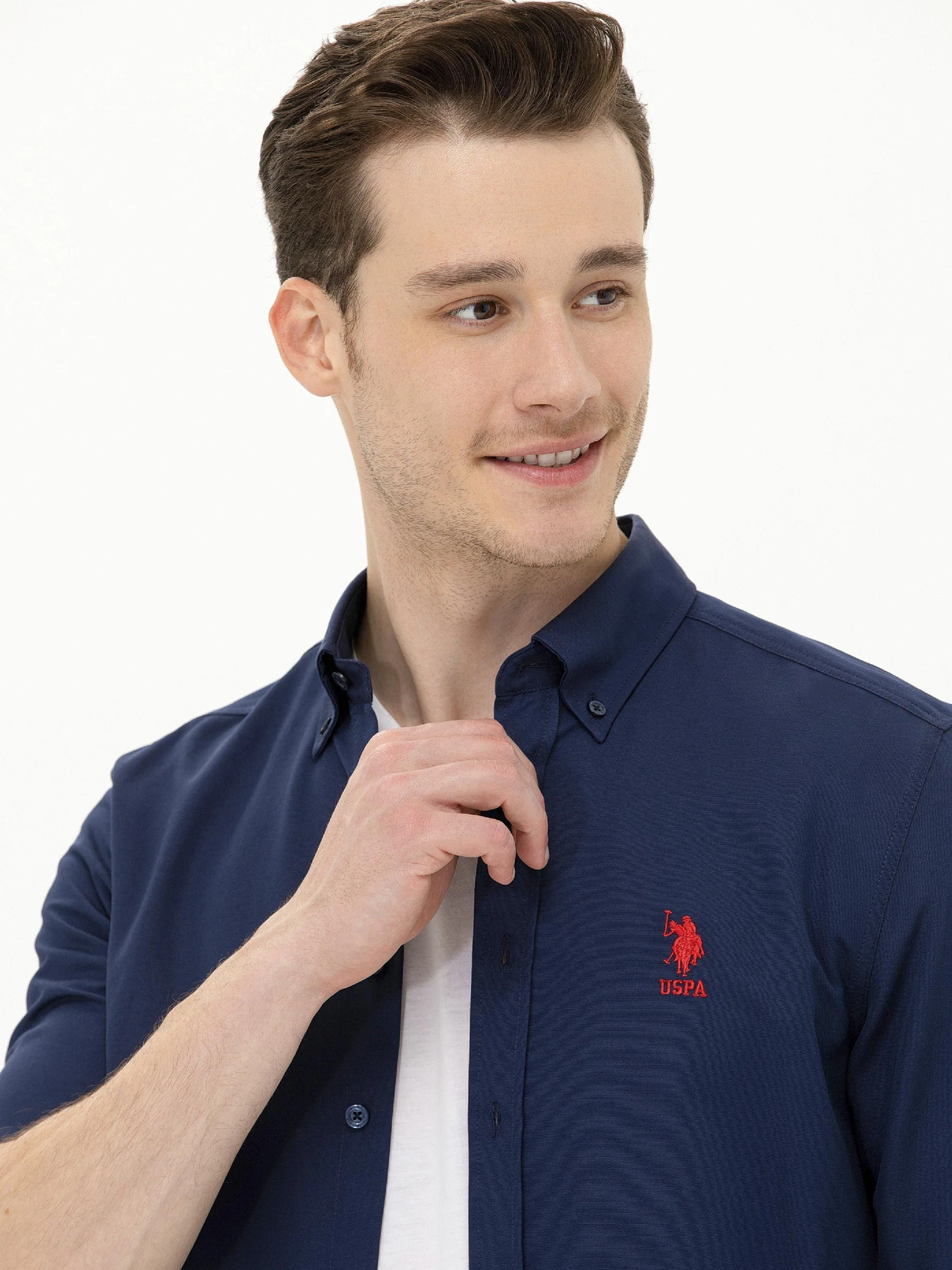 Рубашки US Polo модель USPAINT.1570715.VR033 Фото