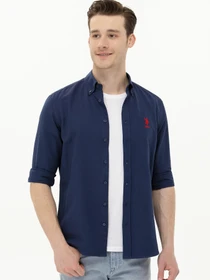 Рубашки US Polo модель USPAINT.1570715.VR033 Фото