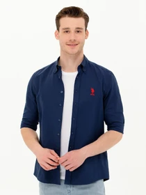 Рубашки US Polo модель USPAINT.1570715.VR033 Фото